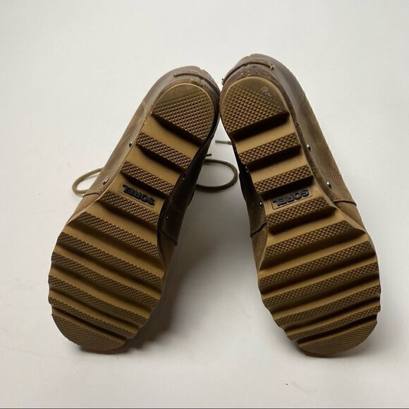 Sorel Joan of Arctic Lace Up Wedge Lexie Wedge Elk Brown Leather 7 - Picture 4 of 6